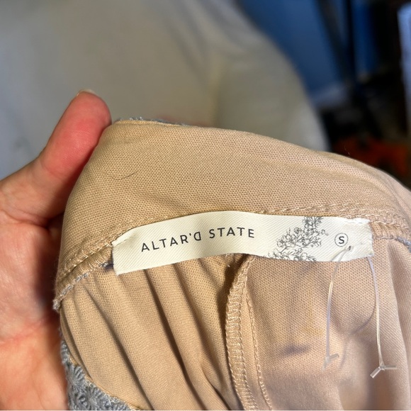 Altar'd State Anissa Embroidered Floral Boho Coquette Mesh Lace Maxi Skirt S - Picture 5 of 7